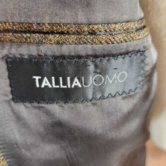 Vintage Union Made Tallia Uomo 100% Worsted Wool Sport coat Blazer Size 42L - Picture 5 of 6